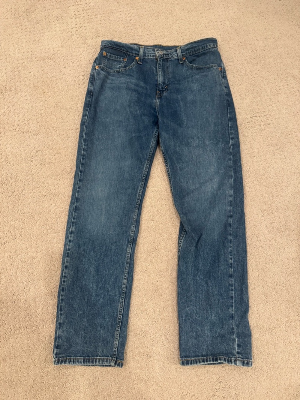 Levi’s 505 Jeans 33x30 Straight Leg Medium Wash Classic Fit